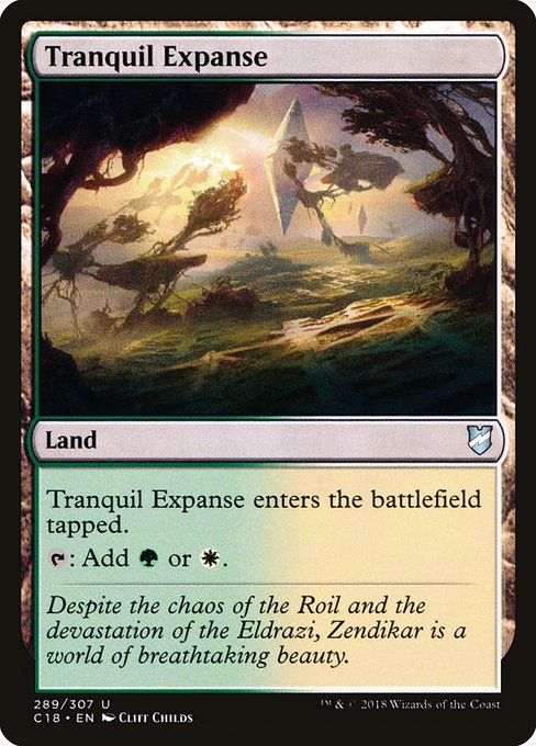 Tranquil Expanse - Commander 2018 Uncommon Card