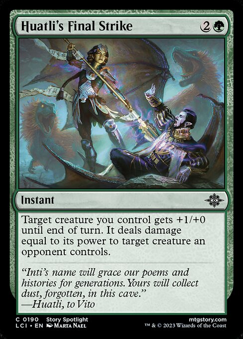 Huatli's Final Strike - The Lost Caverns of Ixalan Common Card