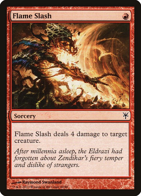 Flame Slash - Duel Decks: Sorin vs. Tibalt Common Card