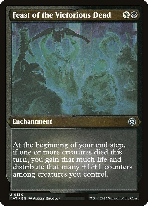 Feast of the Victorious Dead - March of the Machine: The Aftermath Uncommon Card