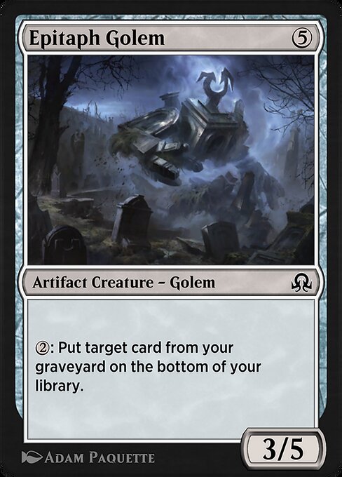 Epitaph Golem - Shadows over Innistrad Remastered Common Card