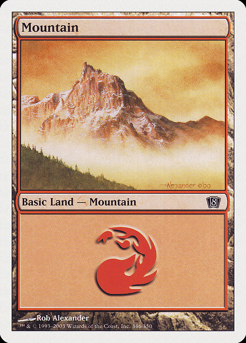 Mountain - Eighth Edition Common Card