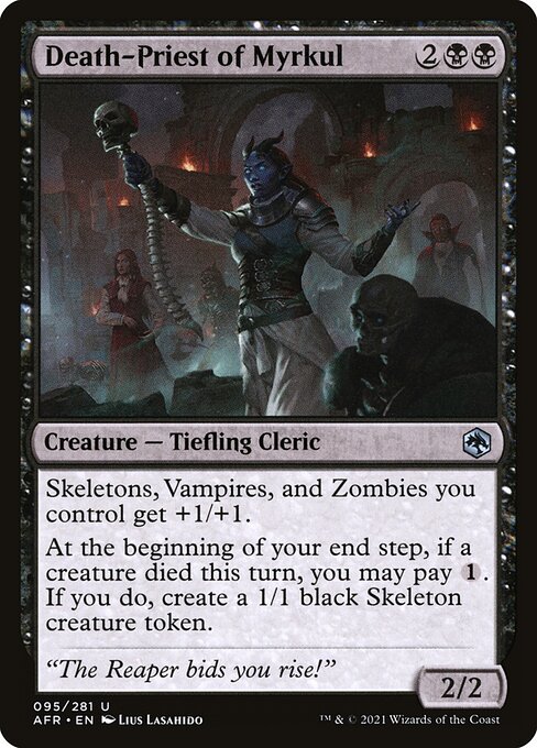 Death-Priest of Myrkul - Adventures in the Forgotten Realms Uncommon Card