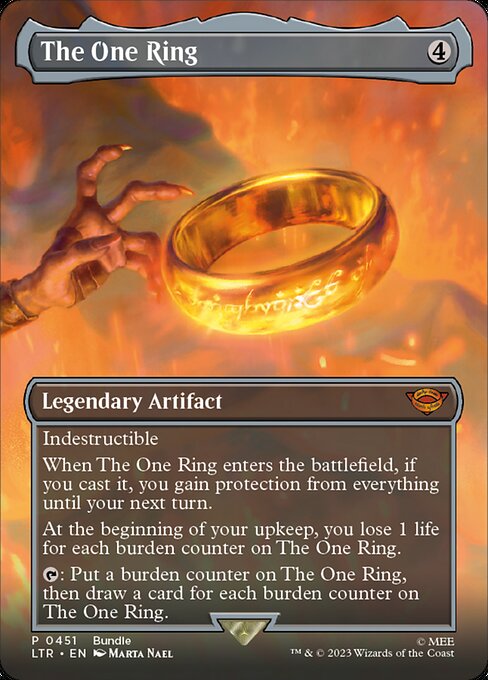 The One Ring - The Lord of the Rings: Tales of Middle-earth Mythic Card