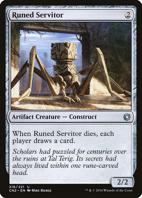 Runed Servitor - Conspiracy: Take the Crown Uncommon Card
