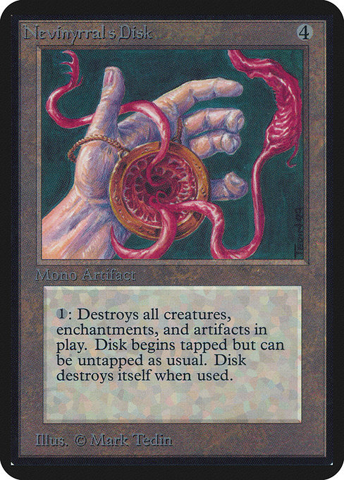 Nevinyrral's Disk - Limited Edition Alpha Rare Card