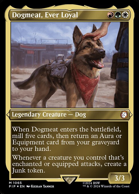 Dogmeat, Ever Loyal - Fallout Mythic Card