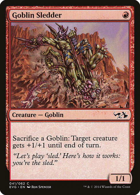 Goblin Sledder - Duel Decks Anthology: Elves vs. Goblins Common Card