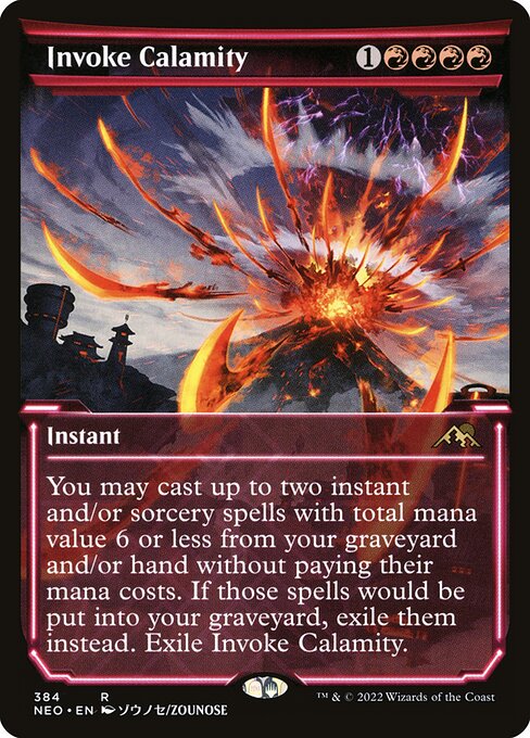 Invoke Calamity - Kamigawa: Neon Dynasty Rare Card