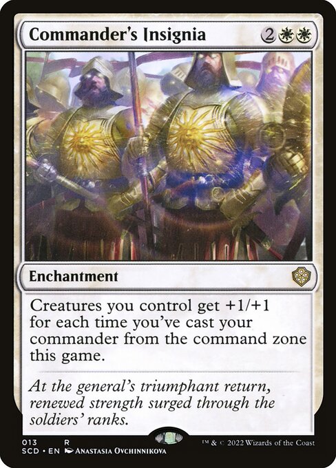 Commander's Insignia - Starter Commander Decks Rare Card