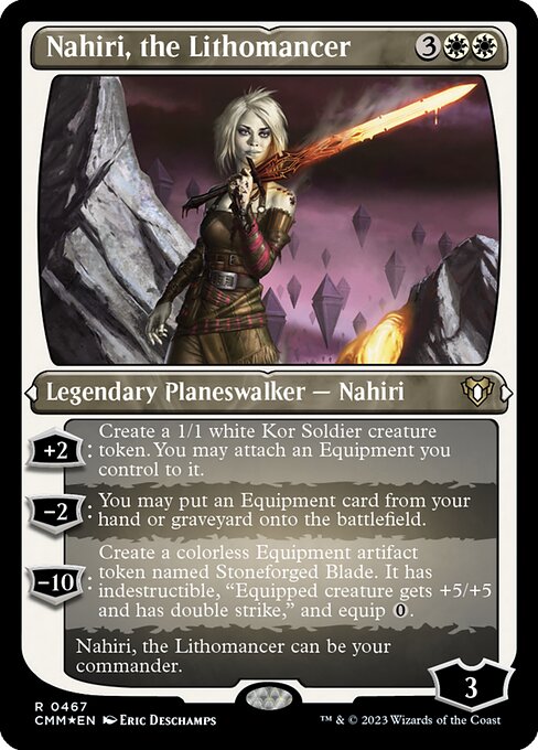 Nahiri, the Lithomancer - Commander Masters Rare Card