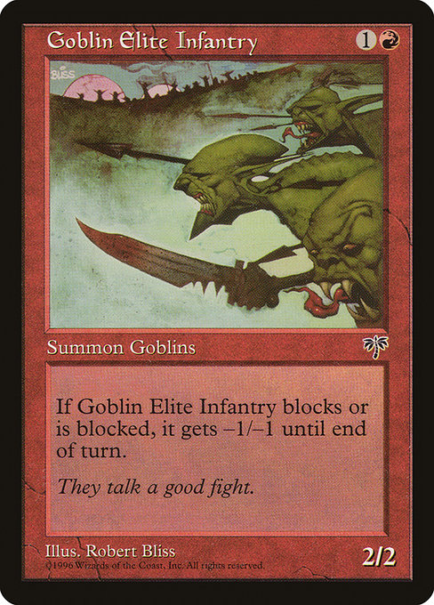 Goblin Elite Infantry - Mirage Common Card