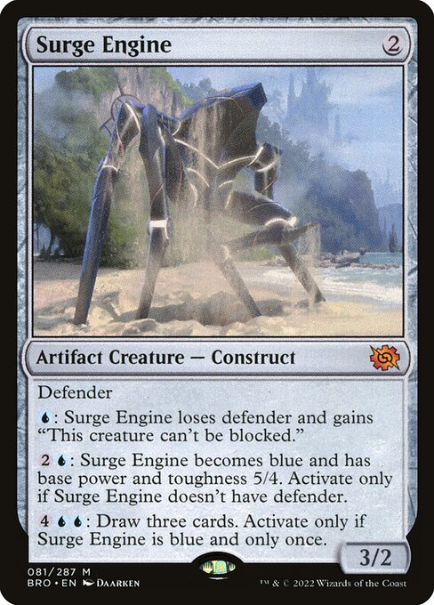Surge Engine - The Brothers' War Mythic Card