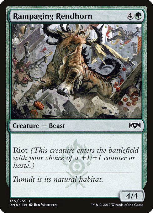 Rampaging Rendhorn - Ravnica Allegiance Common Card