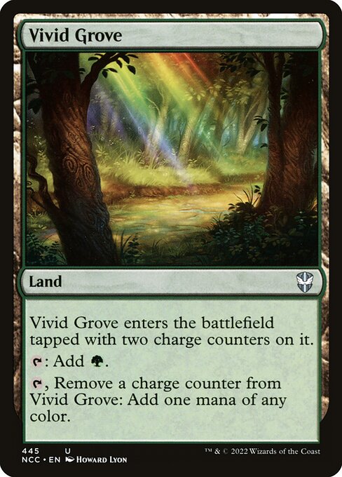 Vivid Grove - New Capenna Commander Uncommon Card