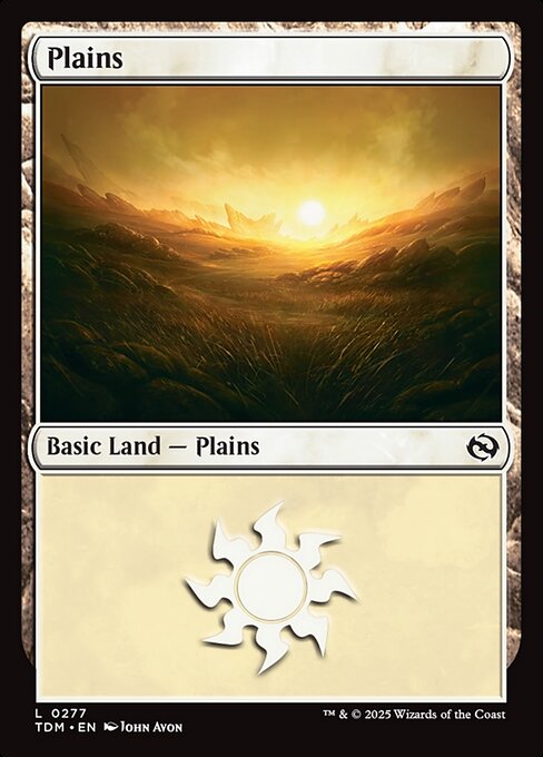 Plains - Tarkir: Dragonstorm Common Card