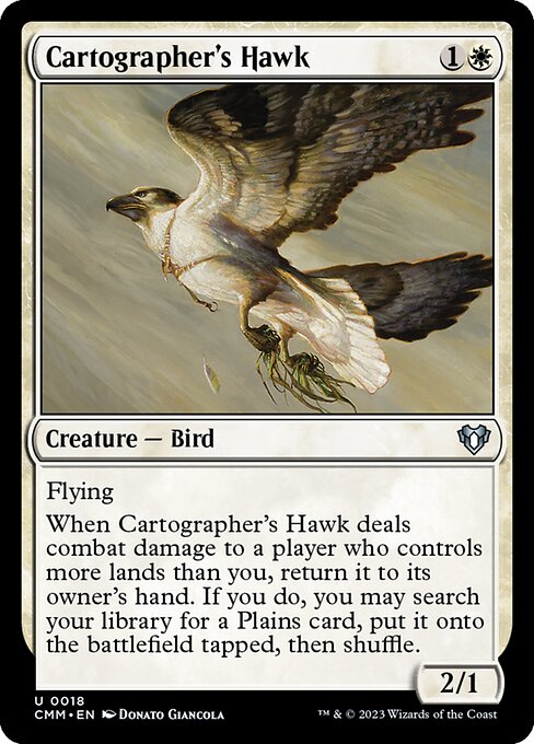 Cartographer's Hawk - Commander Masters Uncommon Card