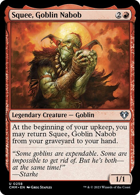 Squee, Goblin Nabob - Commander Masters Uncommon Card