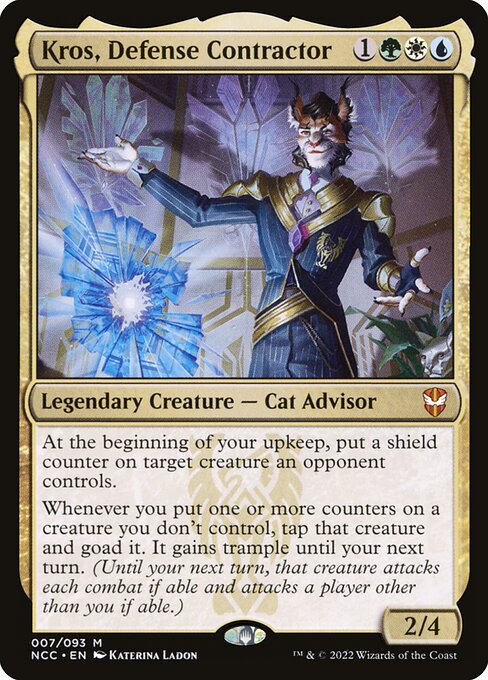 Kros, Defense Contractor - New Capenna Commander Mythic Card