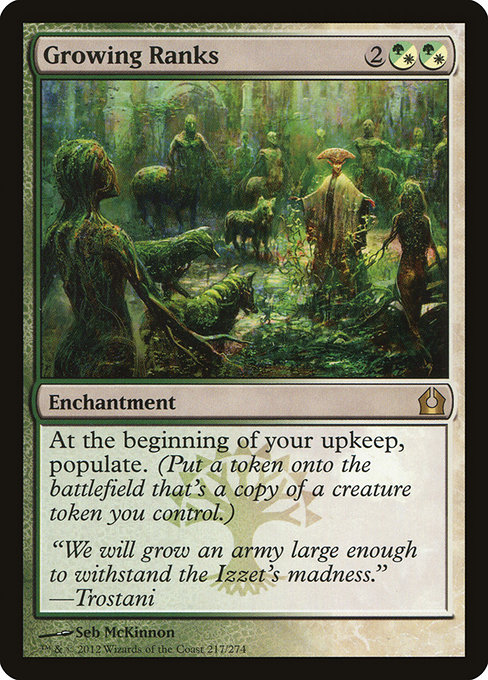Growing Ranks - Return to Ravnica Rare Card
