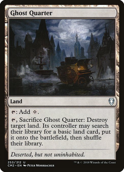 Ghost Quarter - Commander Anthology Volume II Uncommon Card