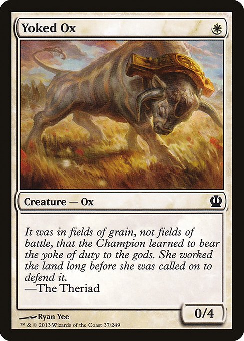 Yoked Ox - Theros Common Card