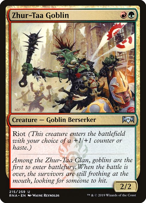 Zhur-Taa Goblin - Ravnica Allegiance Uncommon Card