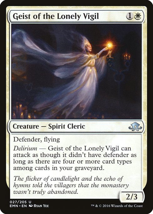 Geist of the Lonely Vigil - Eldritch Moon Uncommon Card