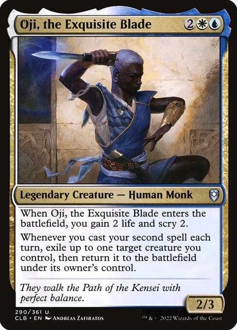 Oji, the Exquisite Blade - Commander Legends: Battle for Baldur's Gate Uncommon Card
