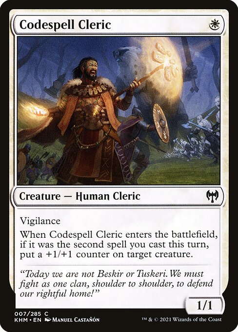 Codespell Cleric - Kaldheim Common Card