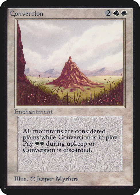 Conversion - Limited Edition Alpha Uncommon Card