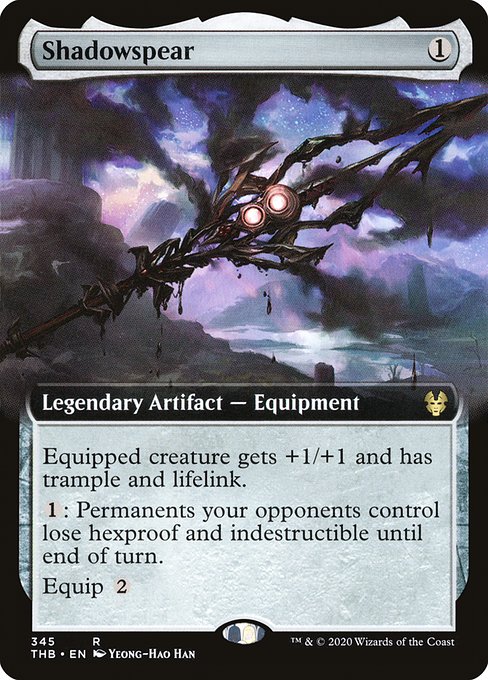 Shadowspear - Theros Beyond Death Rare Card