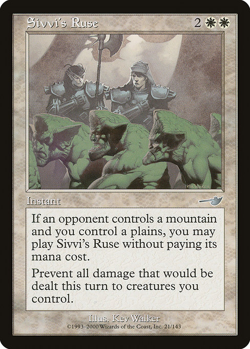 Sivvi's Ruse - Nemesis Uncommon Card