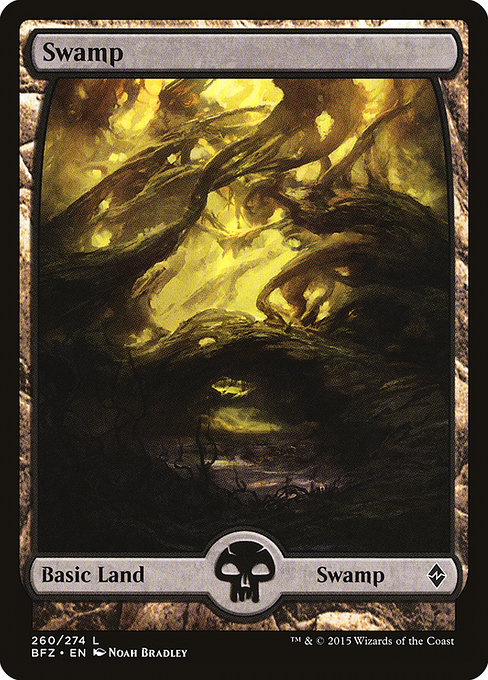 Swamp - Battle for Zendikar Common Card
