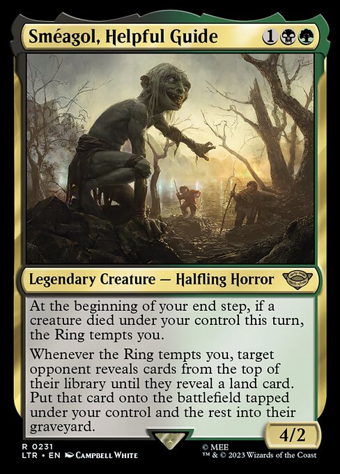 Sméagol, Helpful Guide - The Lord of the Rings: Tales of Middle-earth Rare Card