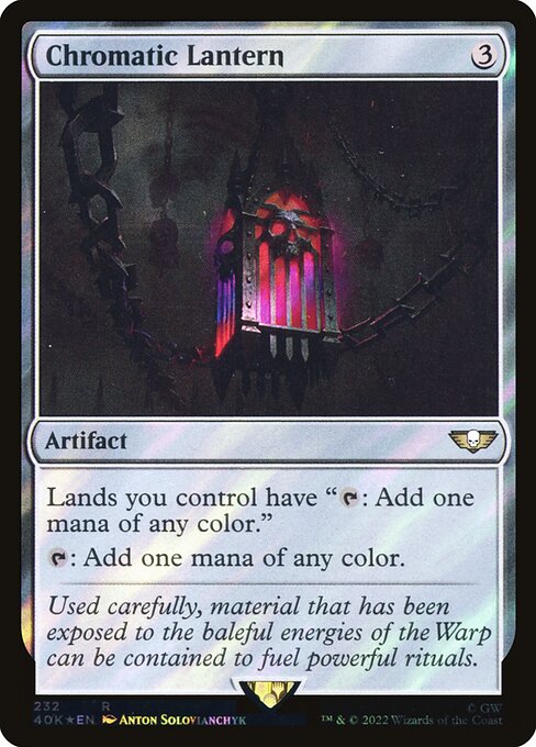 Chromatic Lantern - Warhammer 40,000 Commander Rare Card