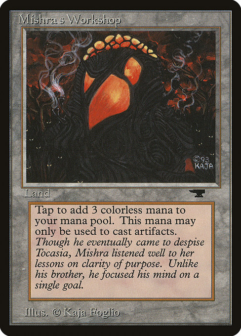 Mishra's Workshop - Antiquities Rare Card