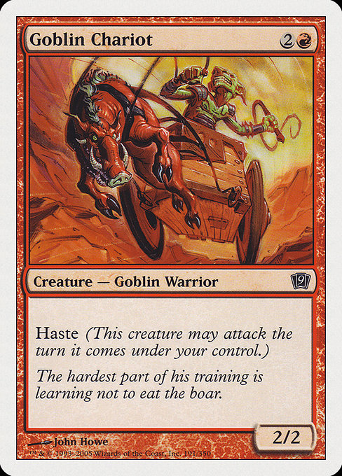 Goblin Chariot - Ninth Edition Common Card