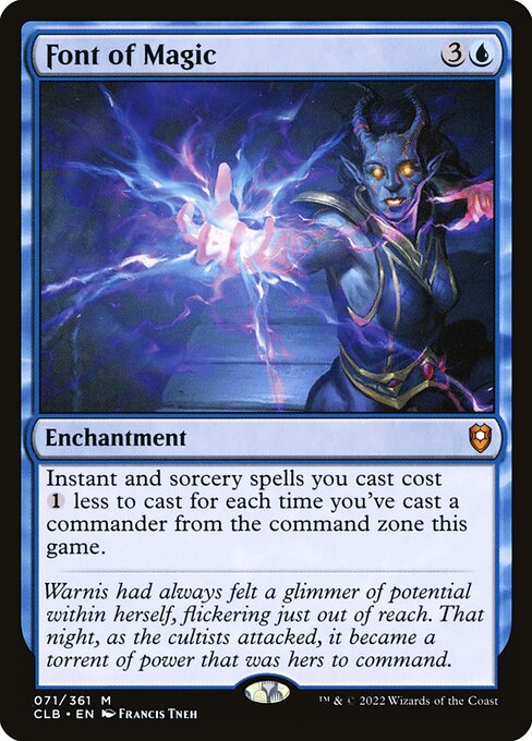 Font of Magic - Commander Legends: Battle for Baldur's Gate Mythic Card