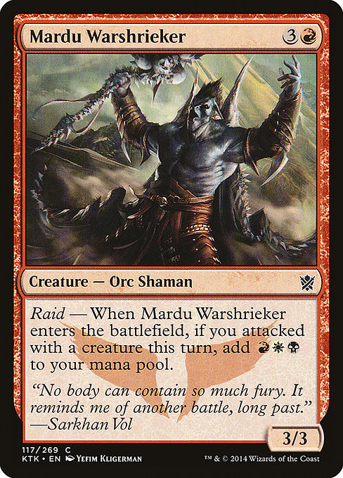 Mardu Warshrieker - Khans of Tarkir Common Card