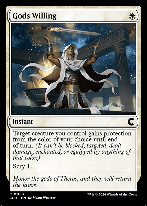 Gods Willing - Ravnica: Clue Edition Common Card
