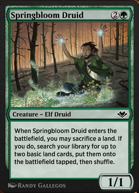 Springbloom Druid - Jumpstart: Historic Horizons Common Card