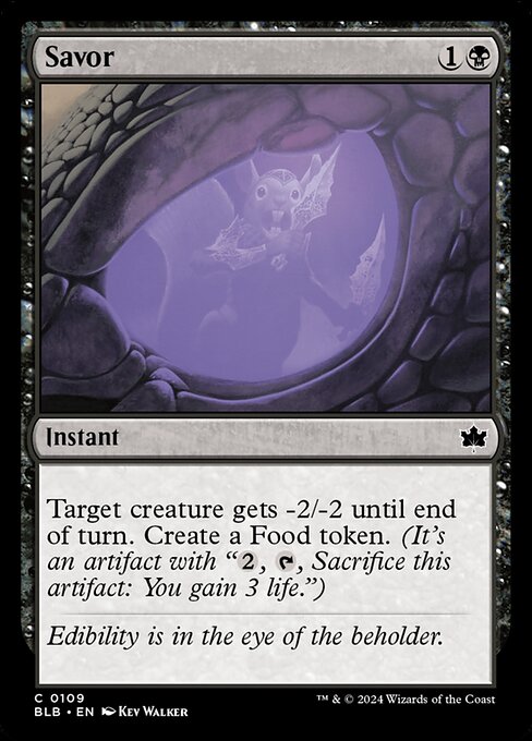 Savor - Bloomburrow Common Card