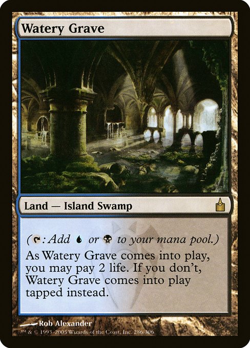 Watery Grave - Ravnica: City of Guilds Rare Card