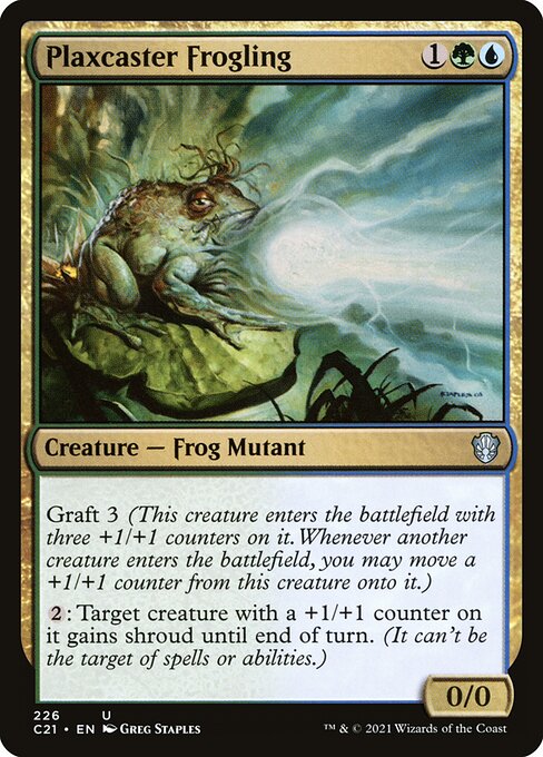 Plaxcaster Frogling - Commander 2021 Uncommon Card