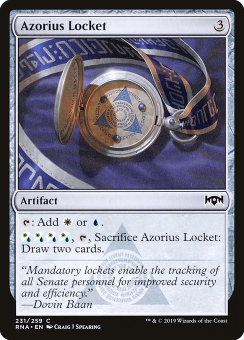 Azorius Locket - Ravnica Allegiance Common Card