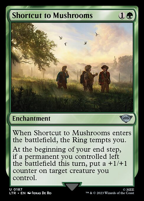 Shortcut to Mushrooms - The Lord of the Rings: Tales of Middle-earth Uncommon Card