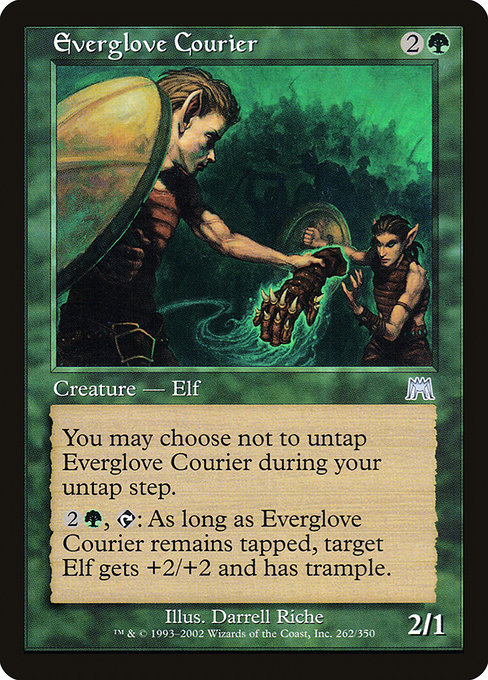 Everglove Courier - Onslaught Uncommon Card