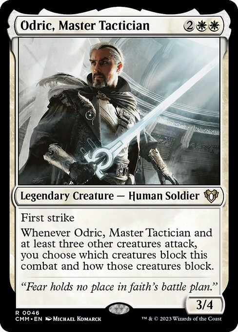 Odric, Master Tactician - Commander Masters Rare Card