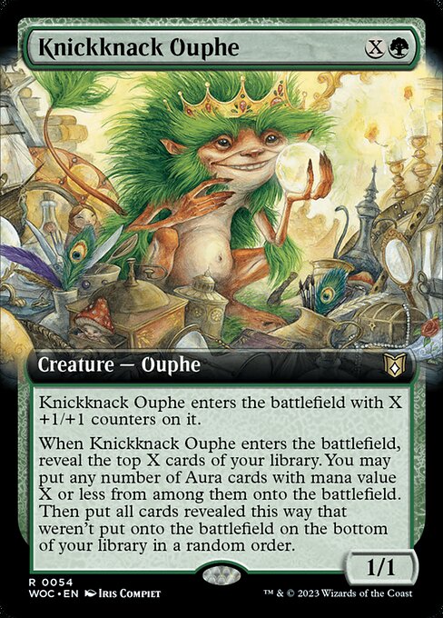 Knickknack Ouphe - Wilds of Eldraine Commander Rare Card